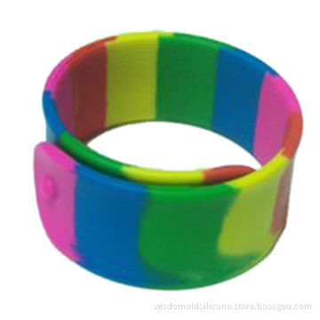 Silicone Wristbands with Steel Inside